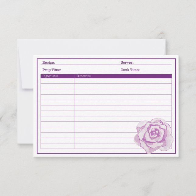 Rosa Roxo Elegante (Frente)