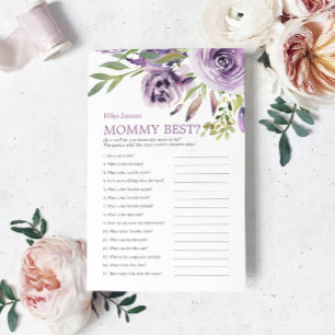 Rosa Roxo Floral Que Conhece O Melhor Jogo Da Mamã