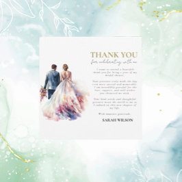 Rosa Russo Boho Floral Bridal Obrigado