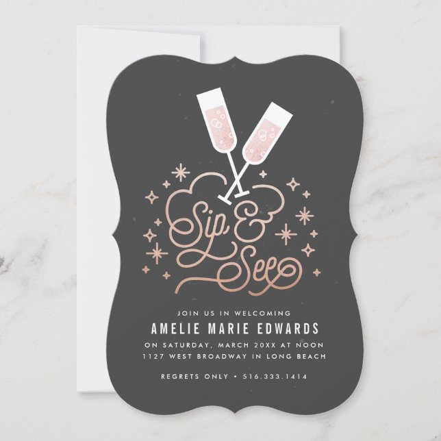 Rosa Saúde para o Pequeno Passo e Veja Convite (Frente)