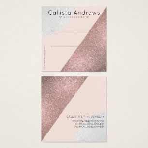 Rosa Tela de clipe de cabelo Dourado brilhante Geo