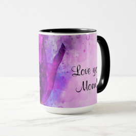 Rosa Única, Aquarela, Caneca do Dia das Mães