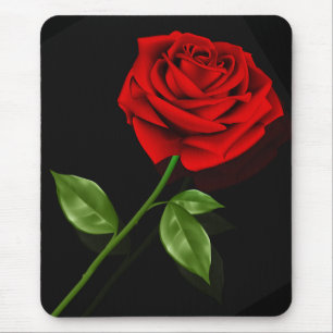 Rosa vermelha 2 Mousepad