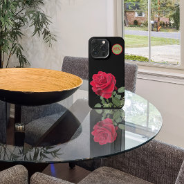 Rosa vermelha - Mão pintada - monograma