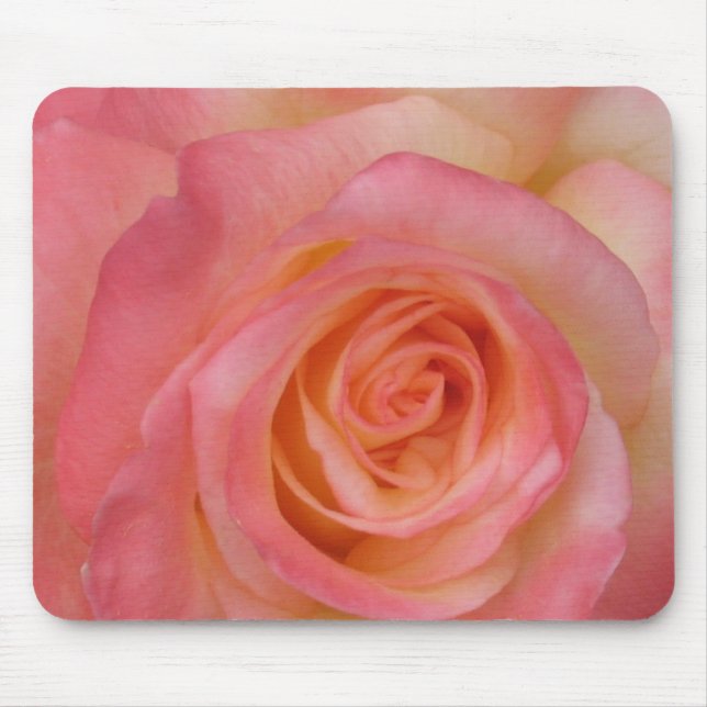 Rosa vermelha Mousepad (Frente)