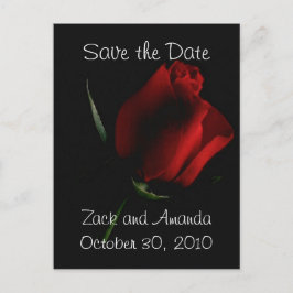 Rosa Vermelha no Preto - convite