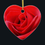 Rosa vermelha Ornamento Romântico Rosa<br><div class="desc">Rosa Romântica Ornamentos Feriados Rosas vermelhas Clássicas Decorações da Flor Clássica Bonita Ofertas de Natal Românticas Hanukkah Decorações de Férias Neutrais Keepsakes & Gifts para Homens da Família Amigos Mulheres Crianças Casa e Escritório Original Desorações de Férias Não-Denominadas Cartões de natal de Natal / Cartões de Chanucá & Gifts Não-Seculares...</div>