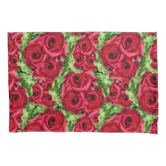 Rosa vermelha Path Flower Garland (Frente-Esquerda)
