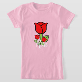 Rosa vermelha T-Shirt