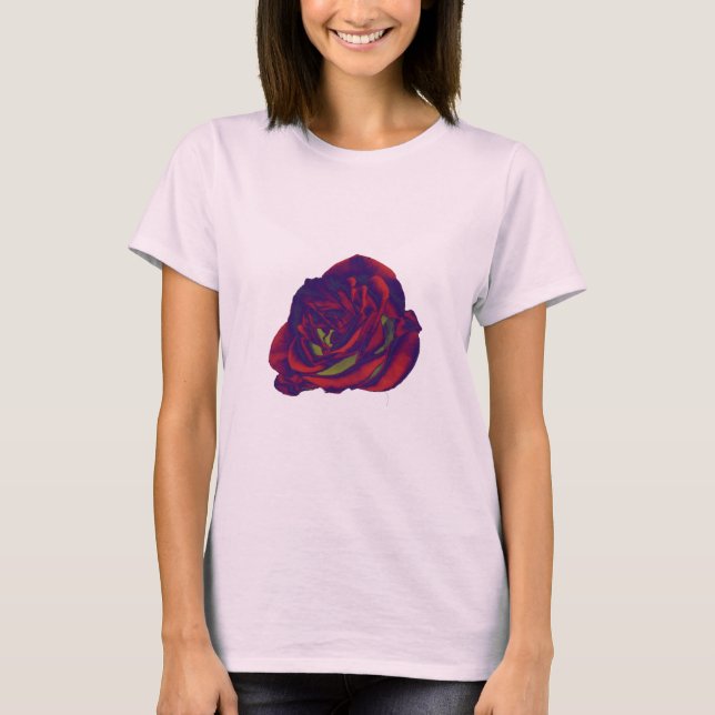 Rosa vermelha T-Shirt (Frente)