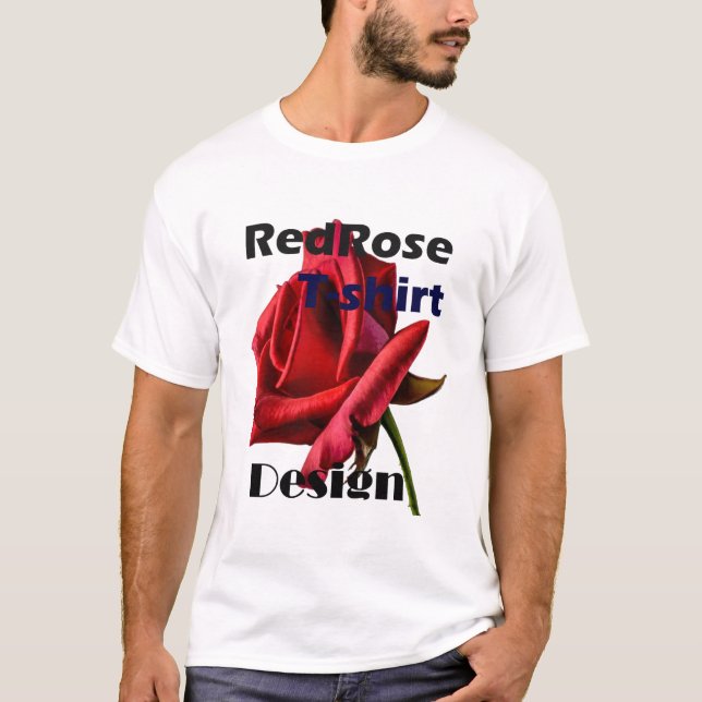 Rosa vermelha T-Shirt (Frente)