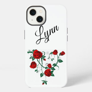 Rosa vermelha Vine Apple iPhone 13, Duro