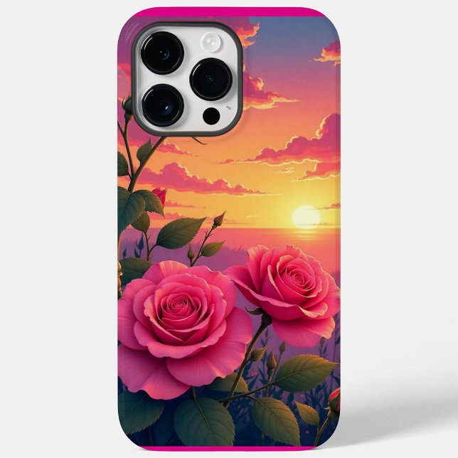 Rosa vibrante (Beautiful Vibrant Roses iPhone Glossy finish
Printed in the USA!)