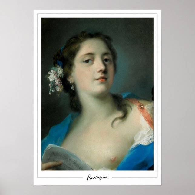 Rosalba Carriera Zedign Art Poster nº 4 (Frente)