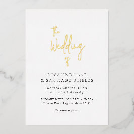 Rosalind Modern Typografia Elegante Casamento