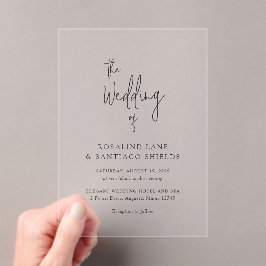 Rosalind Modern Typografia Elegante Casamento