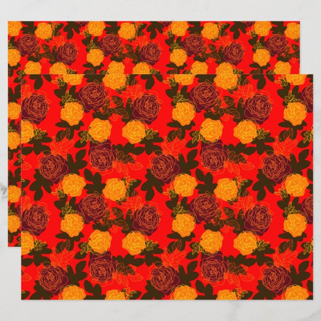 Rosas a frio vermelho (Frente/Verso)