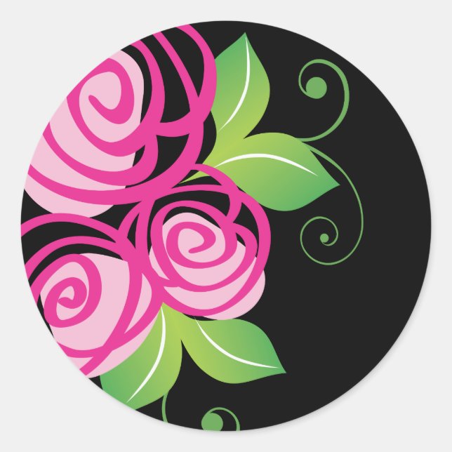 Rosas: Autocolantes (Frente)