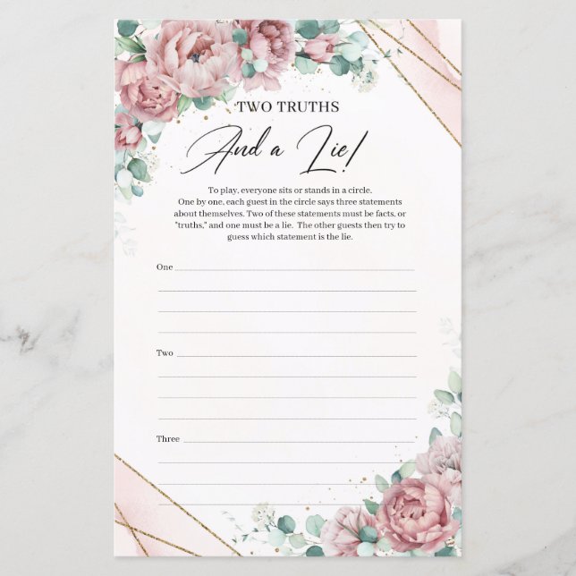 Rosas avermelhadas rústicas peônias Duas Verdades  (Frente)