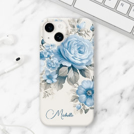 Rosas Azuis de Pastel Personalizados Artísticos