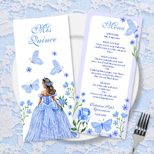 Rosas azuis, Florais e Borboletas Quinceañera