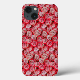 Rosas bonitas em buquê rosa e vermelho