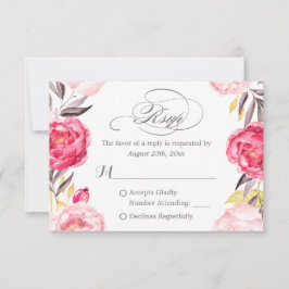 Rosas Botânicos Românticos Swash Floral RSVP
