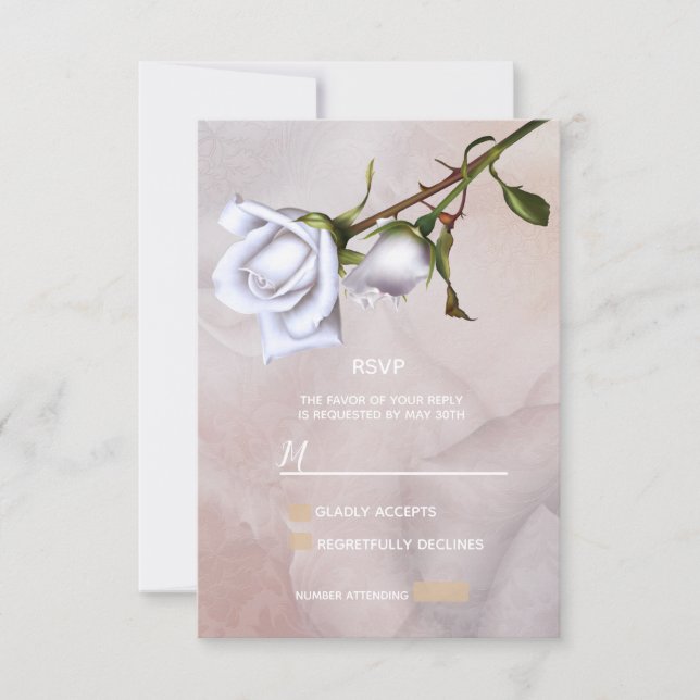 Rosas Brancas Macias Românticas RSVP Floral Elegan (Frente)