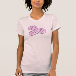 Rosas Camiseta Buquê ilac rosa pálido