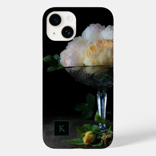 Rosas capas de iphone de vida estática botânica (Verso)