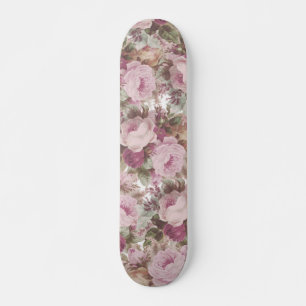 rosas cor-de-rosa-grande-rosa com skate floral