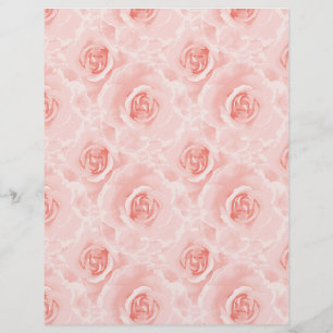 Rosas cor-de-rosa pintadas - Artes e Artesanato