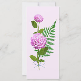 Rosas Cor-de-Rosa & Uma Samambaia