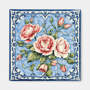 rosas coradas de Lisboa íman