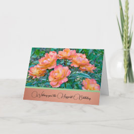 Rosas da Beleza - Cartão de Aniversário