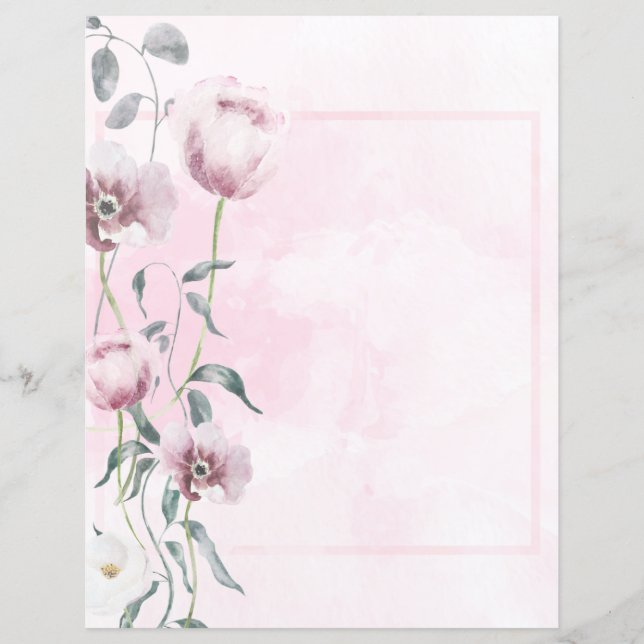 Rosas de Aquarela (Frente)