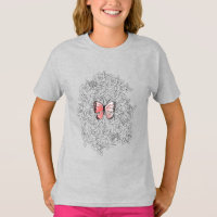 Rosas de Camisa T de Borboleta