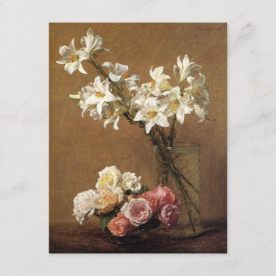 Rosas de Henri Fantin-Latour e Convites de Lírios