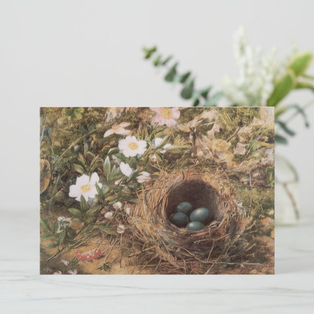 Rosas de Ninho e Cachorro de Bird, de John William (Em pé/Frente)