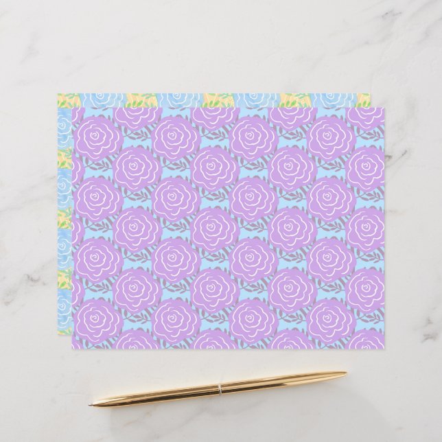 Rosas de Pastas Incanas Quentes 2 (Frente/Verso In Situ)