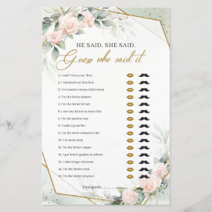 Rosas de pincel de ouro eucalipto Ele disse que el