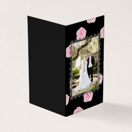 Rosas de repolho cor-de-rosa e Casamento de renda