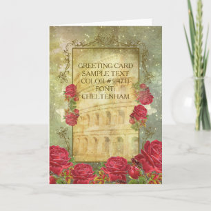 ROSAS DE ROMA II ~ Cartões
