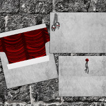 Rosas de sangue e Casamento Gótico de Seda