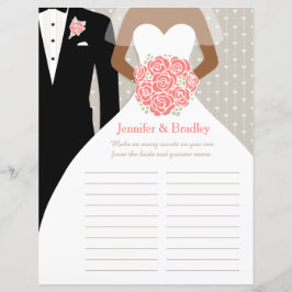 Rosas de vestidos de coral do jogo do Word do Chá 