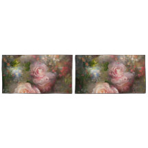 Rosas De Vintagem Rosa Pintados Com Estilo Holandê