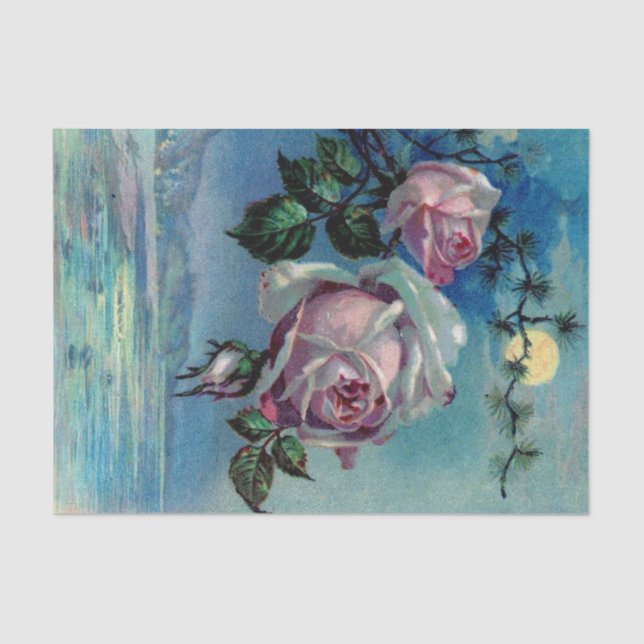Rosas do luar um lenço de papel (Frente )