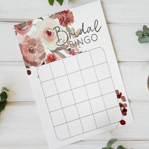 Rosas Florais Vermelhas Chá de panela Bingo