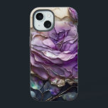 Rosas gigantes roxas e Douradas<br><div class="desc">Um belo padrão de grandes Rosas roxas com jato de ouro.</div>