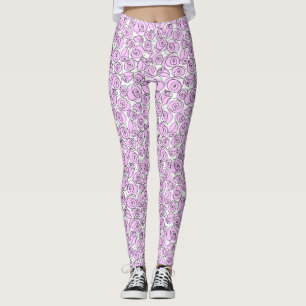 Rosas Leggings Lilac